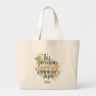 Bolsa Tote Gigante «Tu próximo capítulo empieza aq ラージトートバッグ