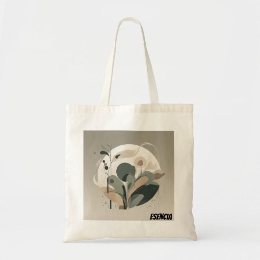Bolsa Tote Minimal Esencia Abstracta トートバッグ (正面)