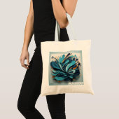 Bolsa Tote Océano Profundo Abstracto トートバッグ (正面(商品))