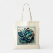 Bolsa Tote Océano Profundo Abstracto トートバッグ (裏面)