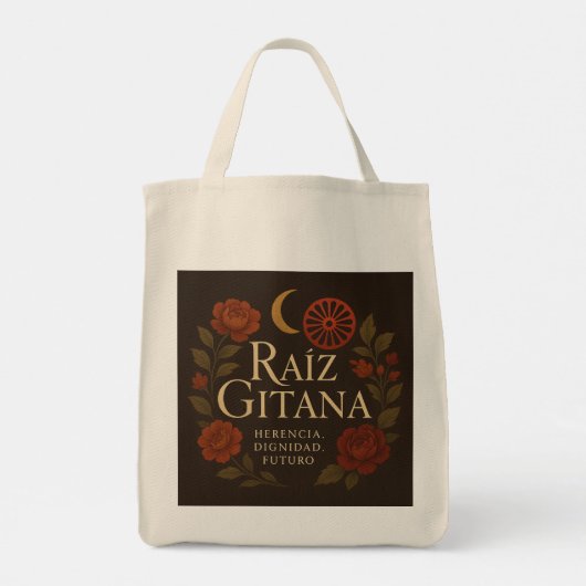 Bolsa tote "Raíz Gitana "Orgullo, Fuerza y raices トートバッグ (裏面)