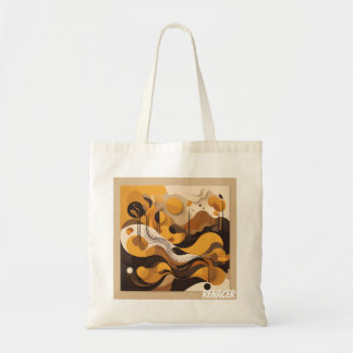 Bolsa Tote Solar Renacer Abstracto トートバッグ