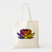 Bolsa Tote(Tote Bag)Quebra-Cabeça Flor de Lótus トートバッグ (正面)