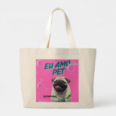BOLSA VIA PANTANAL PET ROSA ラージトートバッグ (裏面)