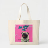 BOLSA VIA PANTANAL PET ROSA ラージトートバッグ (正面)