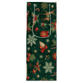 Bolsas de regalos con diseño de navidad  ワインギフトバッグ (正面)