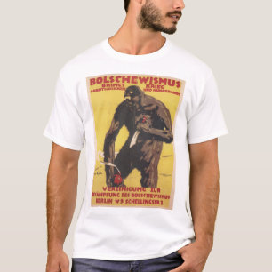 Bolshevismのプロパガンダポスター Tシャツ