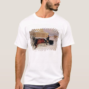 Bolshoiの跡の馬とのポーランド人の組 Tシャツ