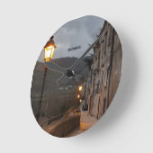 Bolso ラウンド壁時計 (傾斜)
