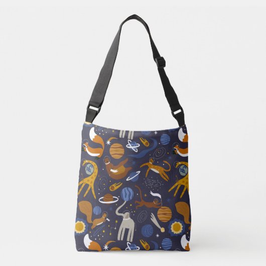 Bolso bandolera Animals Outer Space クロスボディバッグ (正面)