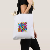 BOLSO CON UN DISEÑO MUY BONITO トートバッグ (クローズアップ)