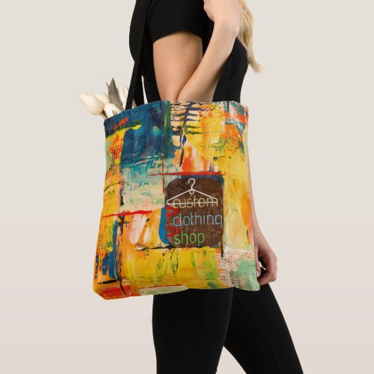 Bolso de tela con estampado  トートバッグ (クローズアップ)