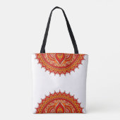 Bolso de Tela con motivo mandala, personalizable トートバッグ (裏面)