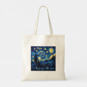 Bolso de tela de La noche estrellada de Van Gogh トートバッグ (裏面)