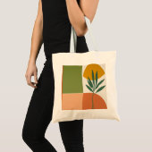 bolso de tela económico boho floral トートバッグ (正面(商品))