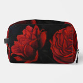 Bolso elegante para tus viajes o deporte con rosas ドップキット (正面)