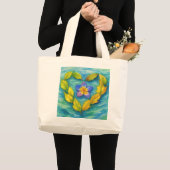 Bolso Flor en el mar ラージトートバッグ (正面(商品))