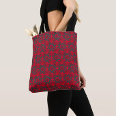 Bolso mandala en rojo by megyarsh トートバッグ (クローズアップ)