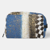 Bolso para deporte o viajes con ajedrez abstracto ドップキット (裏面)
