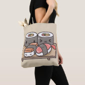 Bolso Sushi Kawaii トートバッグ (クローズアップ)