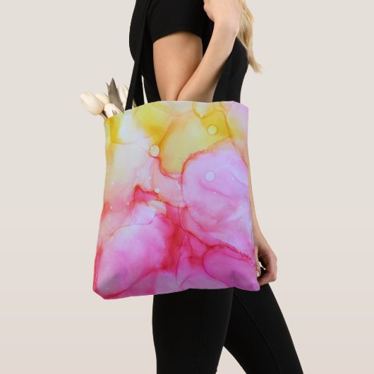 bolso trendy estilo abstracto トートバッグ (クローズアップ)