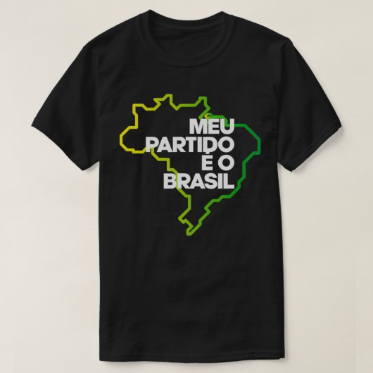 Bolsonaro Presidente 2022 Brasil  Camiseta  Tシャツ (デザイン正面)
