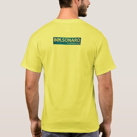 Bolsonaro presidente camisa tシャツ (裏面)