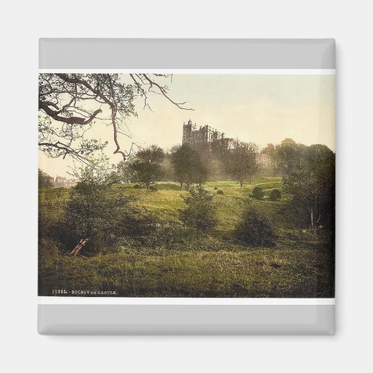 Bolsover Castle, Derbyshire，イングランド珍しいPhotochr マグネット (正面)