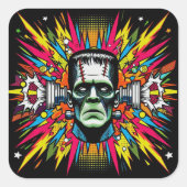  "Bolt Blowing Monster" スクエアシール (正面)