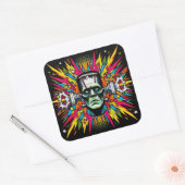  "Bolt Blowing Monster" スクエアシール (封筒)