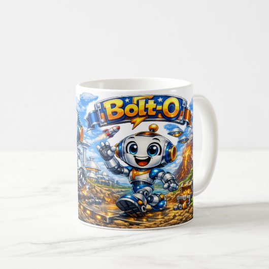 Bolt-O Mug コーヒーマグカップ (正面右)