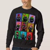 Bolt The Cat Christmas Men's sweatshirt スウェットシャツ (正面)