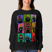 Bolt The Cat Christmas Women's sweatshirt スウェットシャツ (正面)