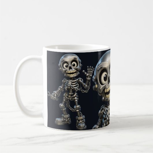 Boltbones 1 クラシックマグカップ 11オンス コーヒーマグカップ (左)