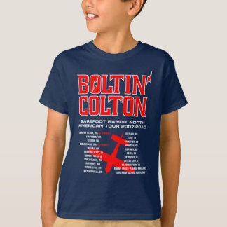 Boltin Coltonの世界旅行(赤い) Tシャツ