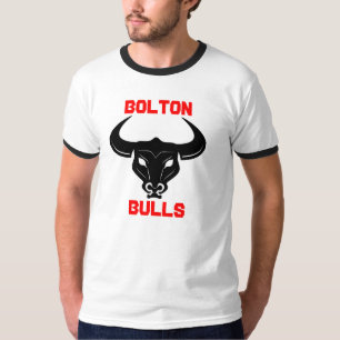 Bolton Bullsの頭のロゴ Tシャツ