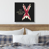 Bolton Sigil – デルのブレードはシャープ キャンバスプリント (インサイチュ (寝室))