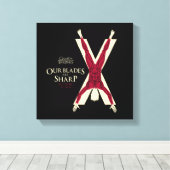 Bolton Sigil – デルのブレードはシャープ キャンバスプリント (インサイチュ (ウッドフロア))