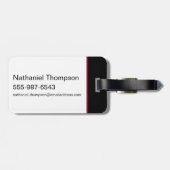 Bolton Sigil – 鋭いブレード ラゲッジタグ (裏面横)