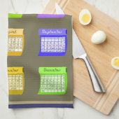 Bolts of Fabric Tea Kitchen Toolo 2023カレンダー キッチンタオル (四つ折り)