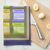 Bolts of Fabric Tea Kitchen Toolo 2024カレンダー キッチンタオル (四つ折り)