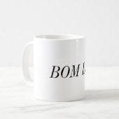 Bom直径（おはようございます） コーヒーマグカップ (正面左)