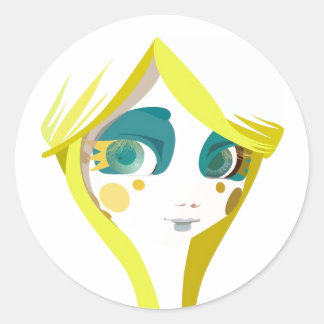 Bom.Bomグルーペステッカー ラウンドシール