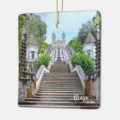 Bom Jesus Braga Sanctuaryの写真、祈りの言葉 セラミックオーナメント (左)