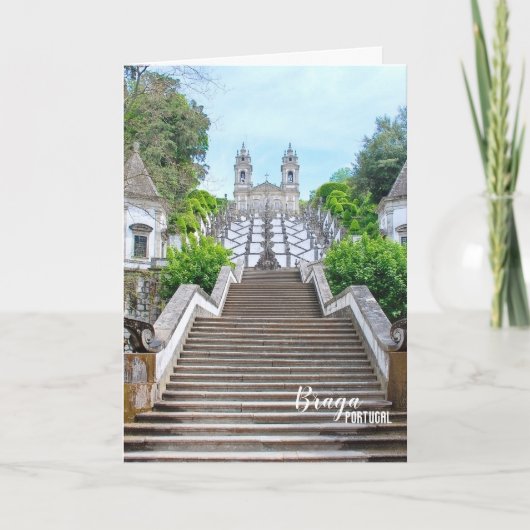 Bom Jesus Braga Sanctuaryの写真、祈りの言葉 ノートカード (正面)