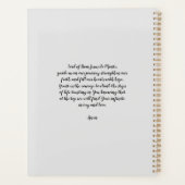 Bom Jesus Braga Sanctuaryの写真、祈りの言葉 プランナー手帳 (裏面)