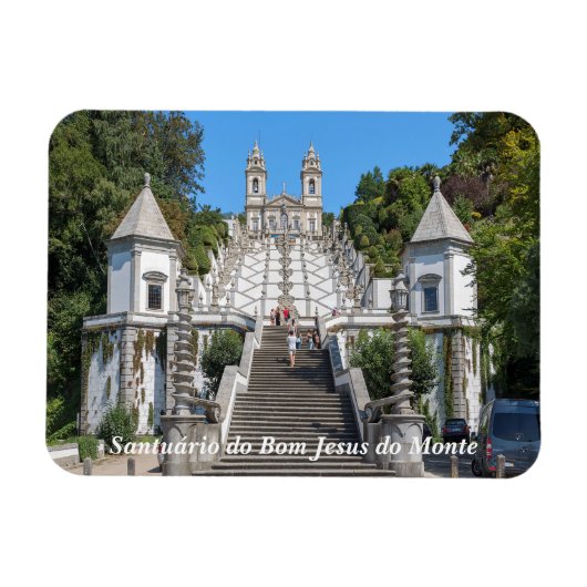 Bom Jesus do Monteのビュー。 マグネット (横)