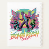 Bomb Rush Cyberfunk - ネオン街頭反乱 プランナー手帳 (裏面)