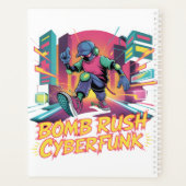 Bomb Rush Cyberfunk - ネオン街頭反乱 プランナー手帳 (裏面)