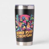 Bomb Rush Cyberfunk - ネオン街頭反乱 保温保冷タンブラー (正面)
